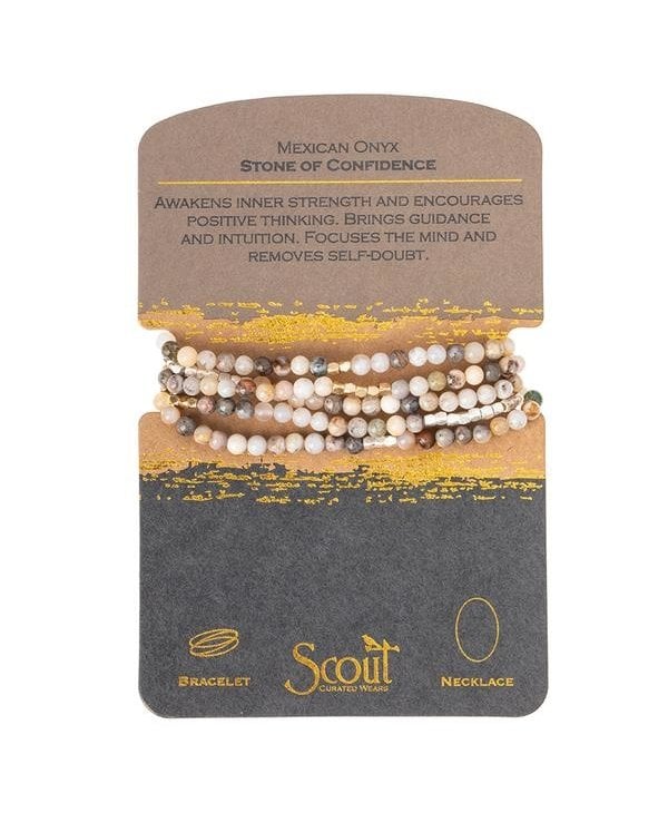 Scout Mexican Onyx Necklace, Stone of Confidence