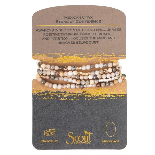 Scout Mexican Onyx Necklace, Stone of Confidence