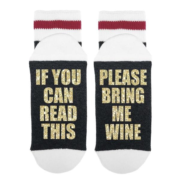Sock Dirty to Me Bring Wine Socks