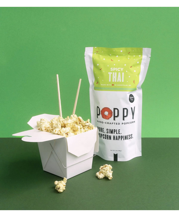 Poppy Handcrafted Popcorn Spicy Thai Market Bag