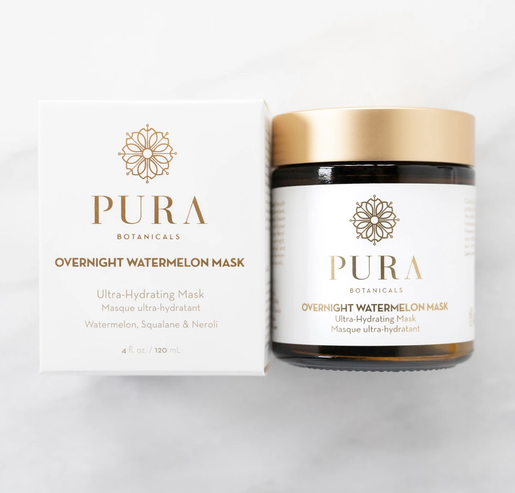 PURA BOTANICALS Overnight Watermelon Mask - Ultra-Hydrating Mask