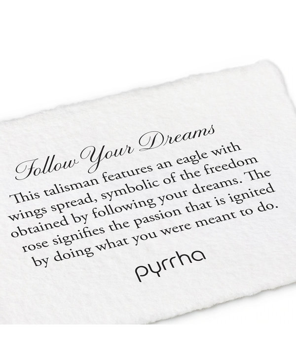 Pyrrha Follow Your Dreams Sterling Silver 20” Fine Curb