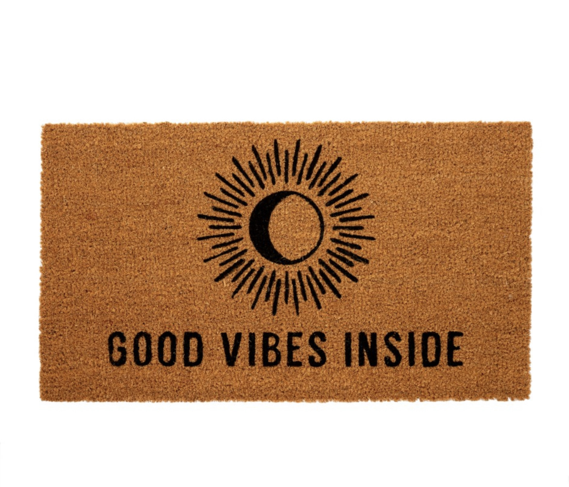 Indaba Trading Co. Good Vibes Doormat