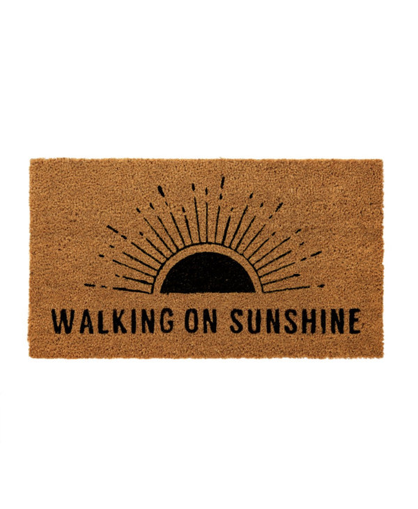 Indaba Trading Co. Walking On Sunshine Doormat