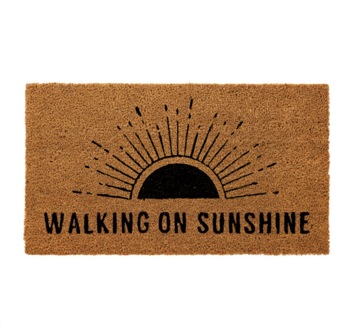 Indaba Trading Co. Walking On Sunshine Doormat