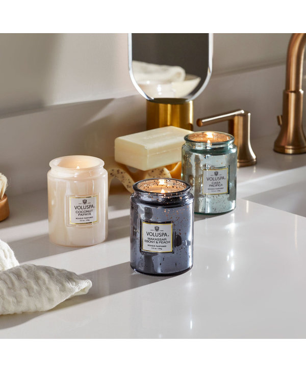 Voluspa Voluspa Makassar Ebony & Peach Candle Collection