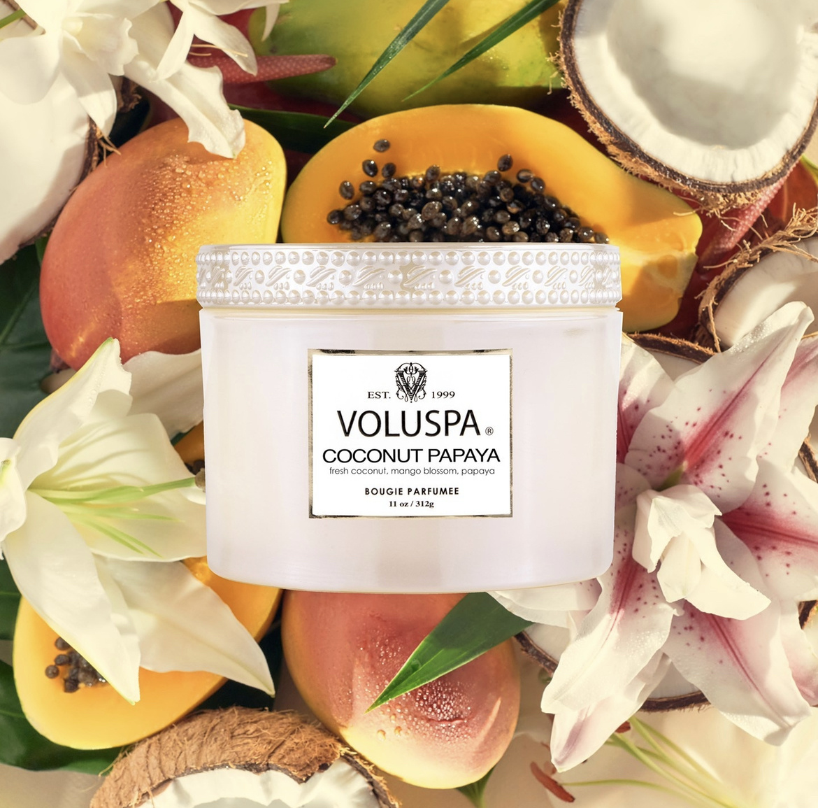 Voluspa Voluspa Coconut Papaya Candle Collection