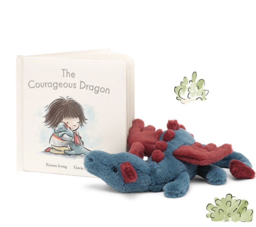 Jellycat Inc. The Courageous Dragon Book
