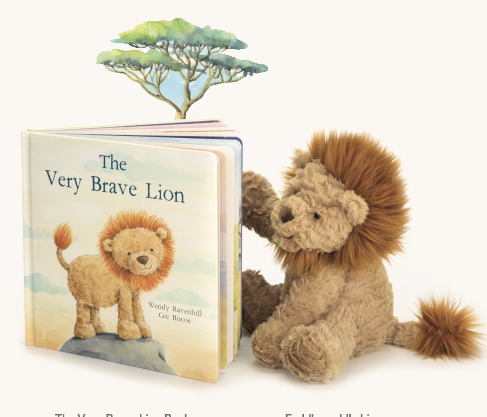 Jellycat Inc. The Very Brave Lion Book