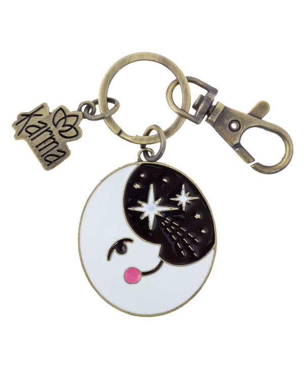 Karma Moon Keychain