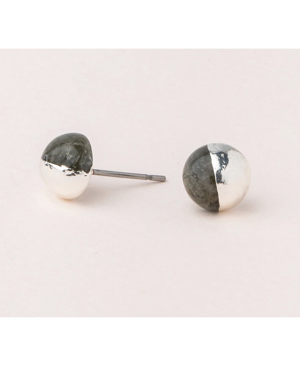 Scout Dipped Stone Stud Earrings