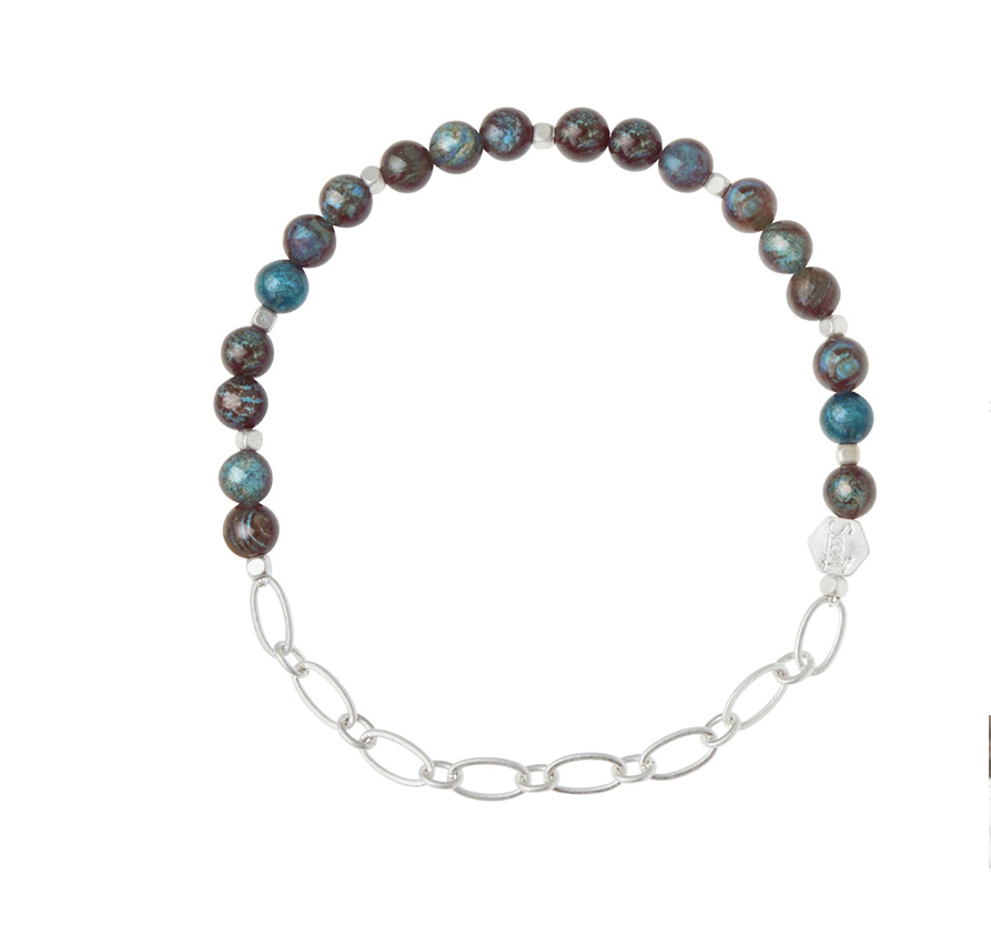 Scout Mini Stone w/ Chain Stacking Bracelets