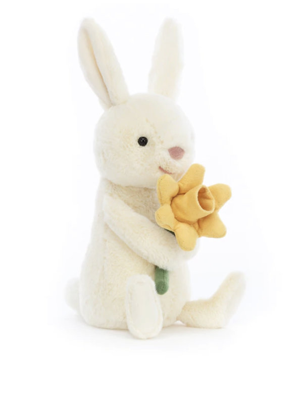 Jellycat Inc. Bobbi Bunny with Daffodil 10"