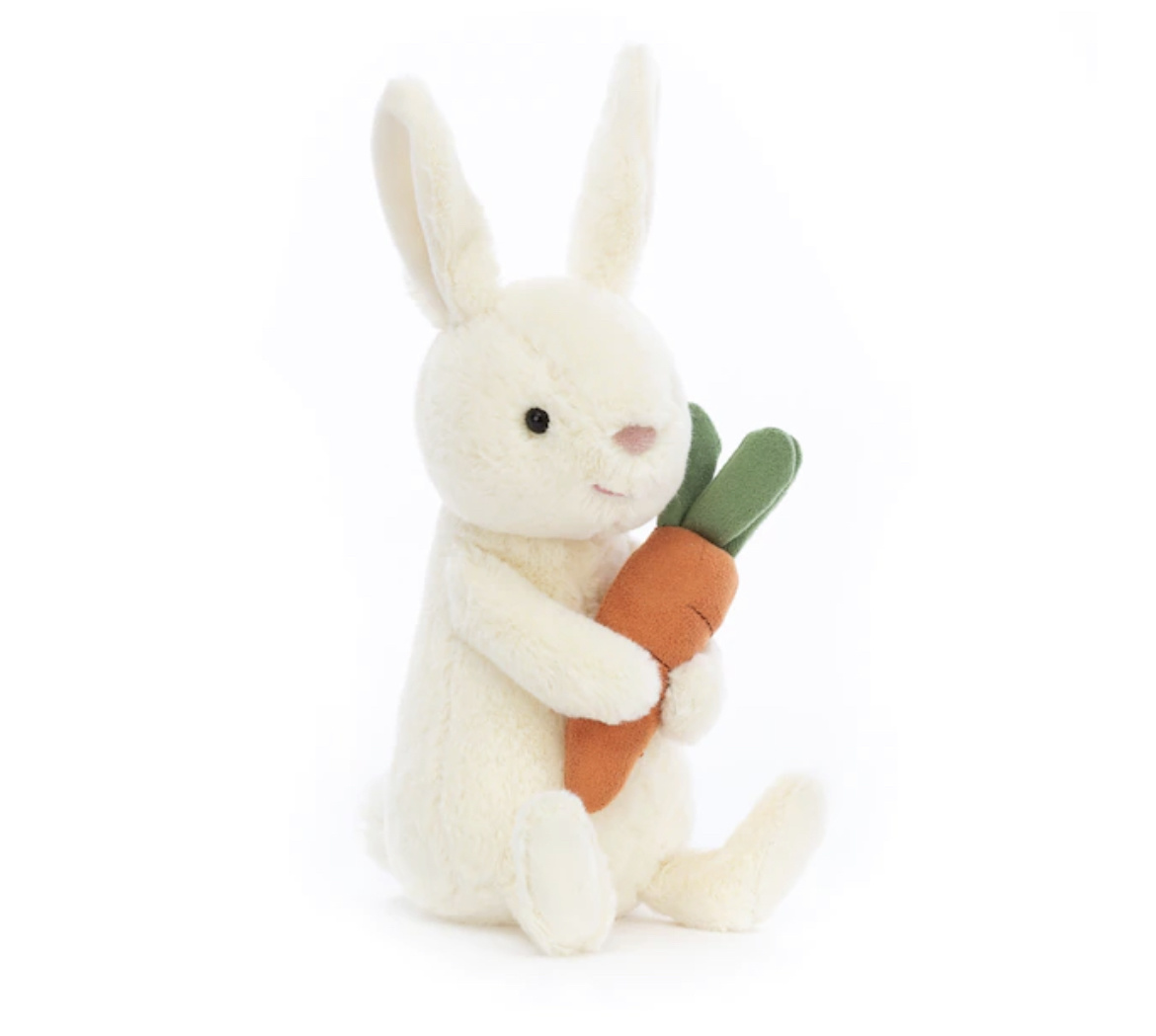 Jellycat Inc. Bobbi Bunny with Carrot 10"