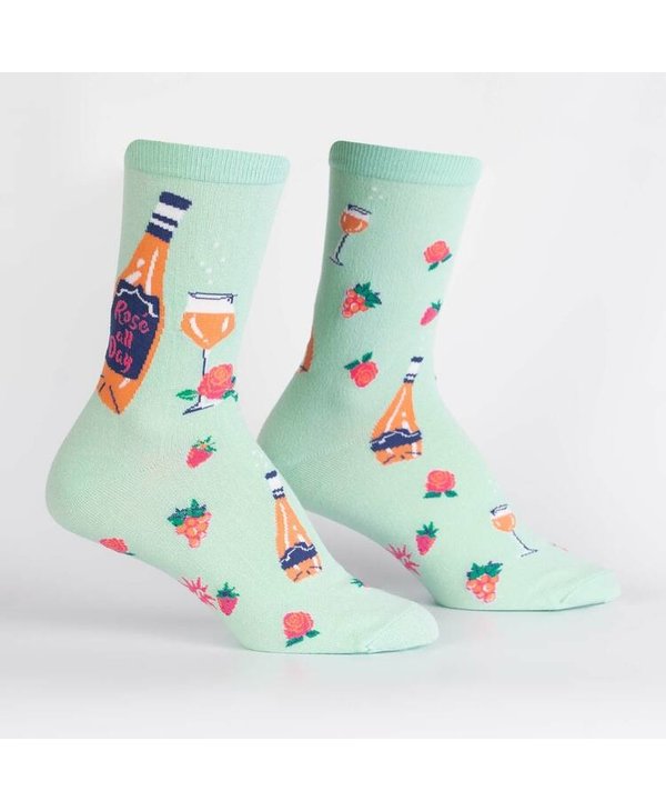 Sock it to Me Rose All Day Women's Crew