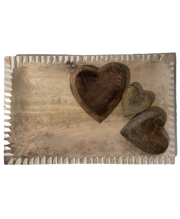 Indaba Trading Co. Wooden Hearts