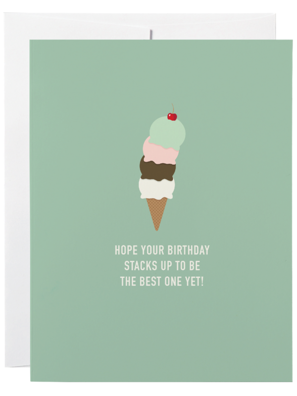 Classy Cards Ice Cream Birthday Card