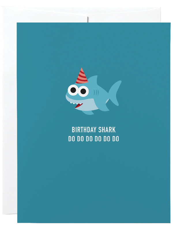 Classy Cards Birthday Shark Card