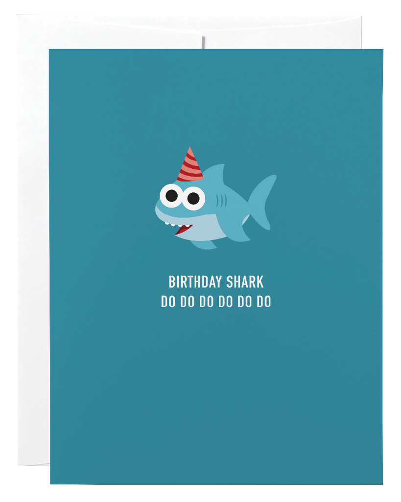 Classy Cards Birthday Shark Card