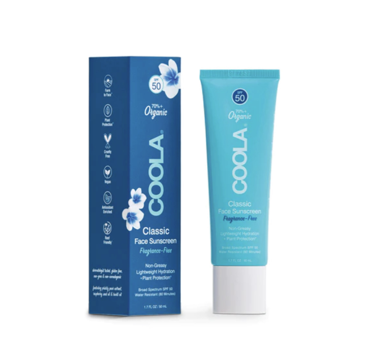 COOLA The Classic Face Lotion SPF50 Fragrance-Free 50ml