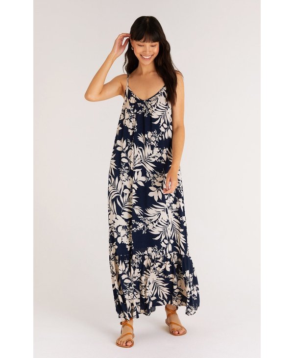 Z Supply Rocco Tropical Floral Maxi Dress