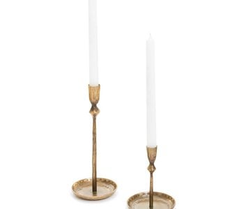 Zora Forged Candlesticks - Crown & Fox Boutique