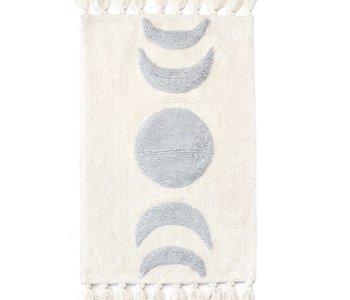 Moon Phase Tufted Tassel Bathmats