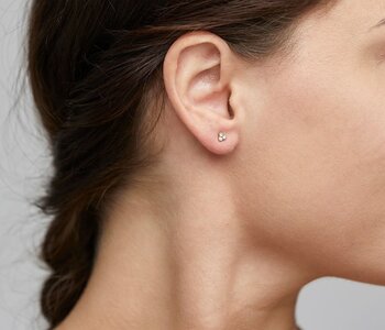 CAILY Gold Plated Crystal Earrings