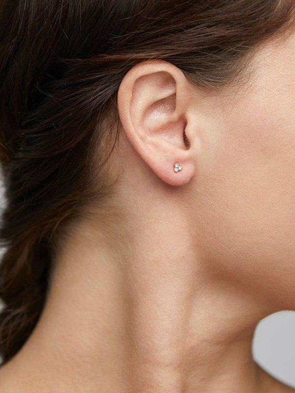 Pilgrim CAILY Gold Plated Crystal Earrings