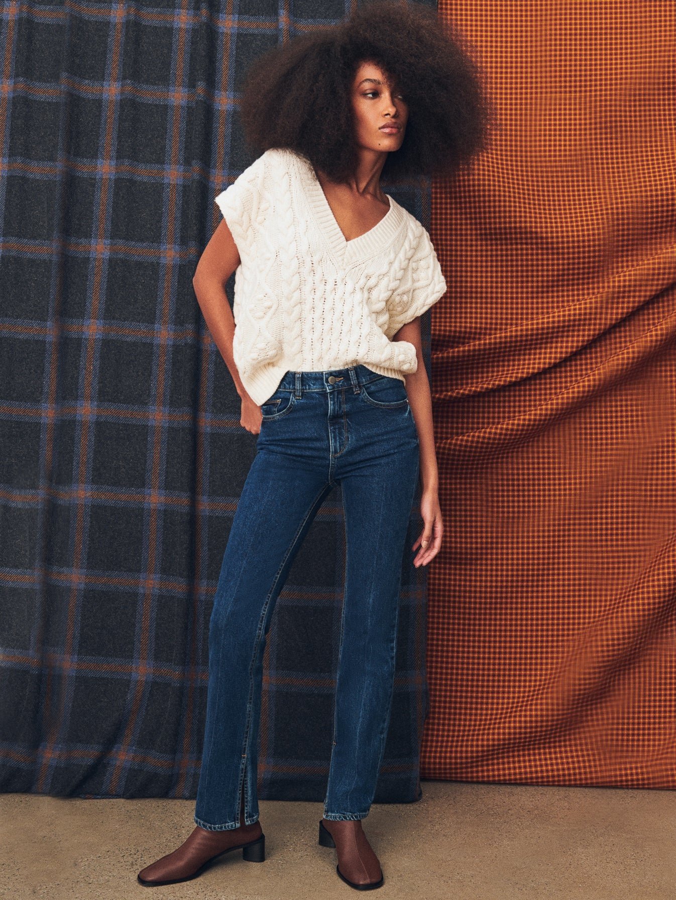 Vintage Flare Jeans - Brown – N V L T Y