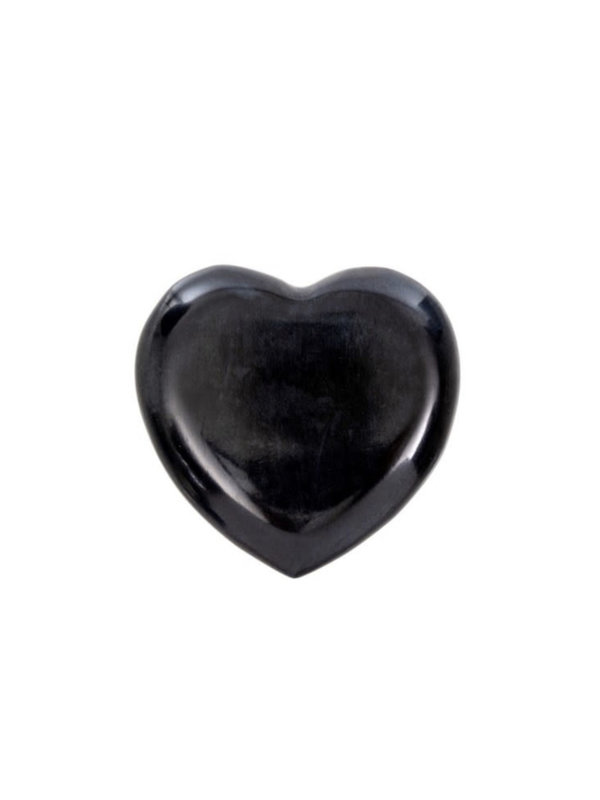 Indaba Trading Co. Skipping Heart Stone, Black