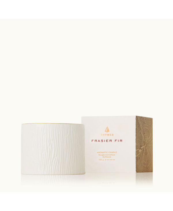 Thymes Frasier Fir Ceramic Candle, Petite 6oz
