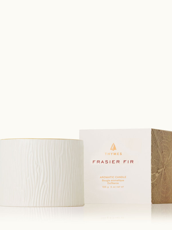 Thymes Frasier Fir Ceramic Candle, Petite 6oz