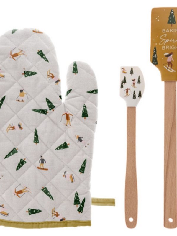 Karma Oven Mitt & Spatula Set