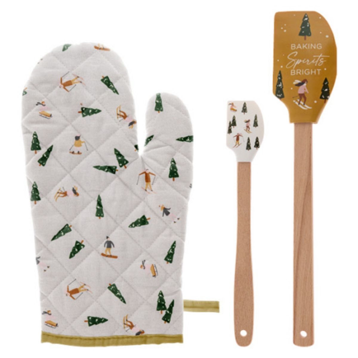 Karma Oven Mitt & Spatula Set