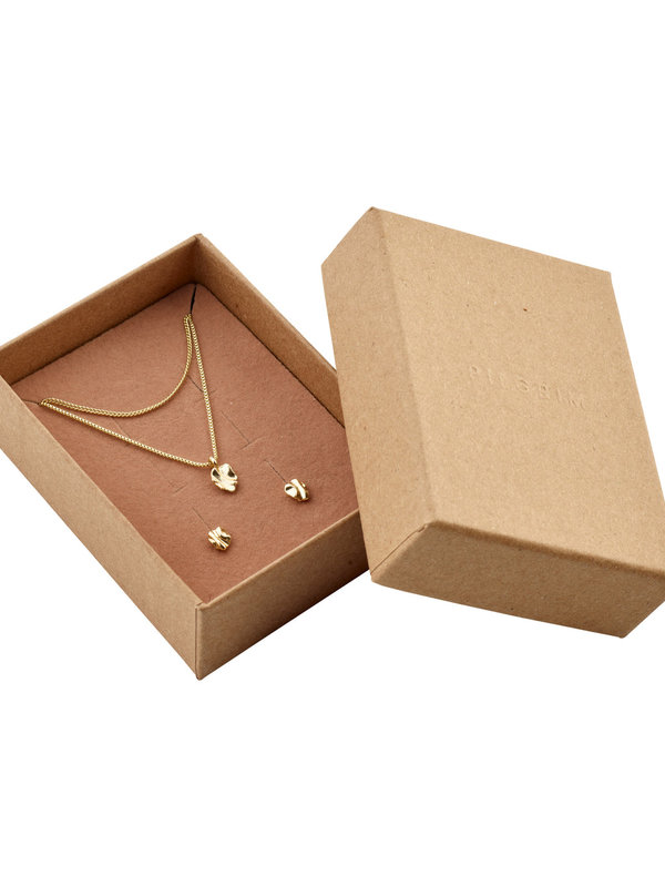 Pilgrim Gift Set 2-1 Necklace & Earrings,  Tully Gold Plated