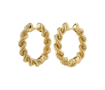 Annika Chain Hoop Earrings