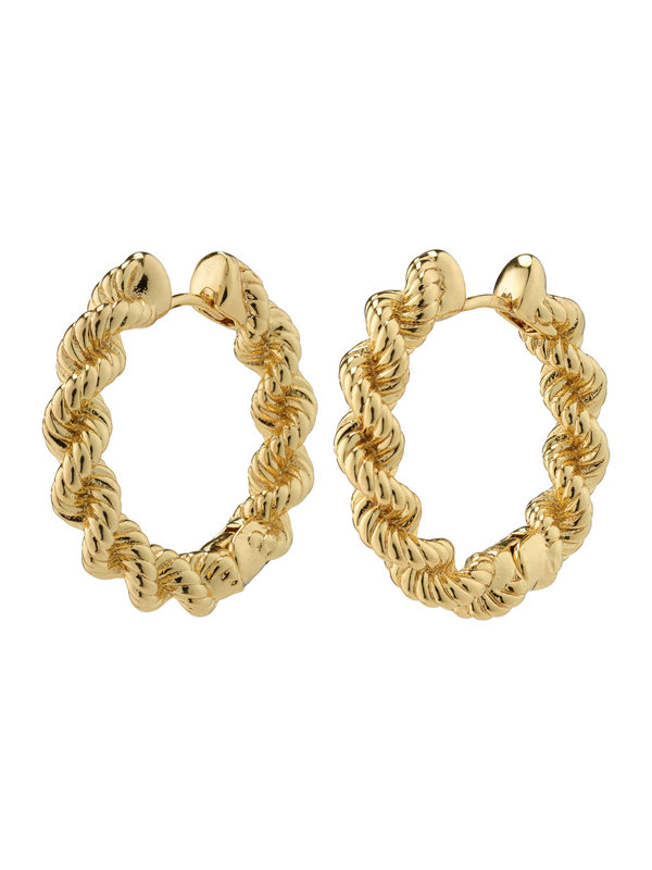 Pilgrim Annika Chain Hoop Earrings