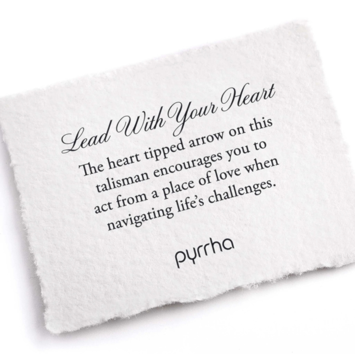 Pyrrha Lead With Your Heart Sterling Silver 18"