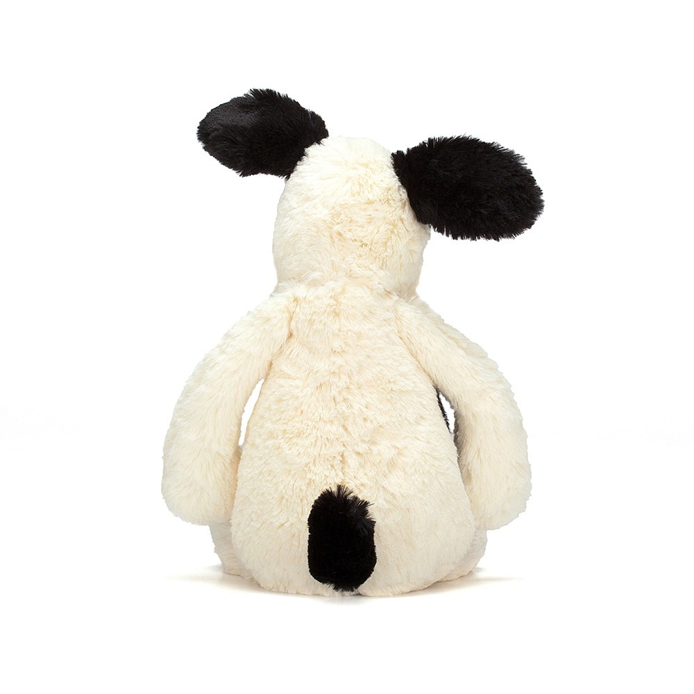 Jellycat Inc. Bashful Black & Cream Puppy Medium