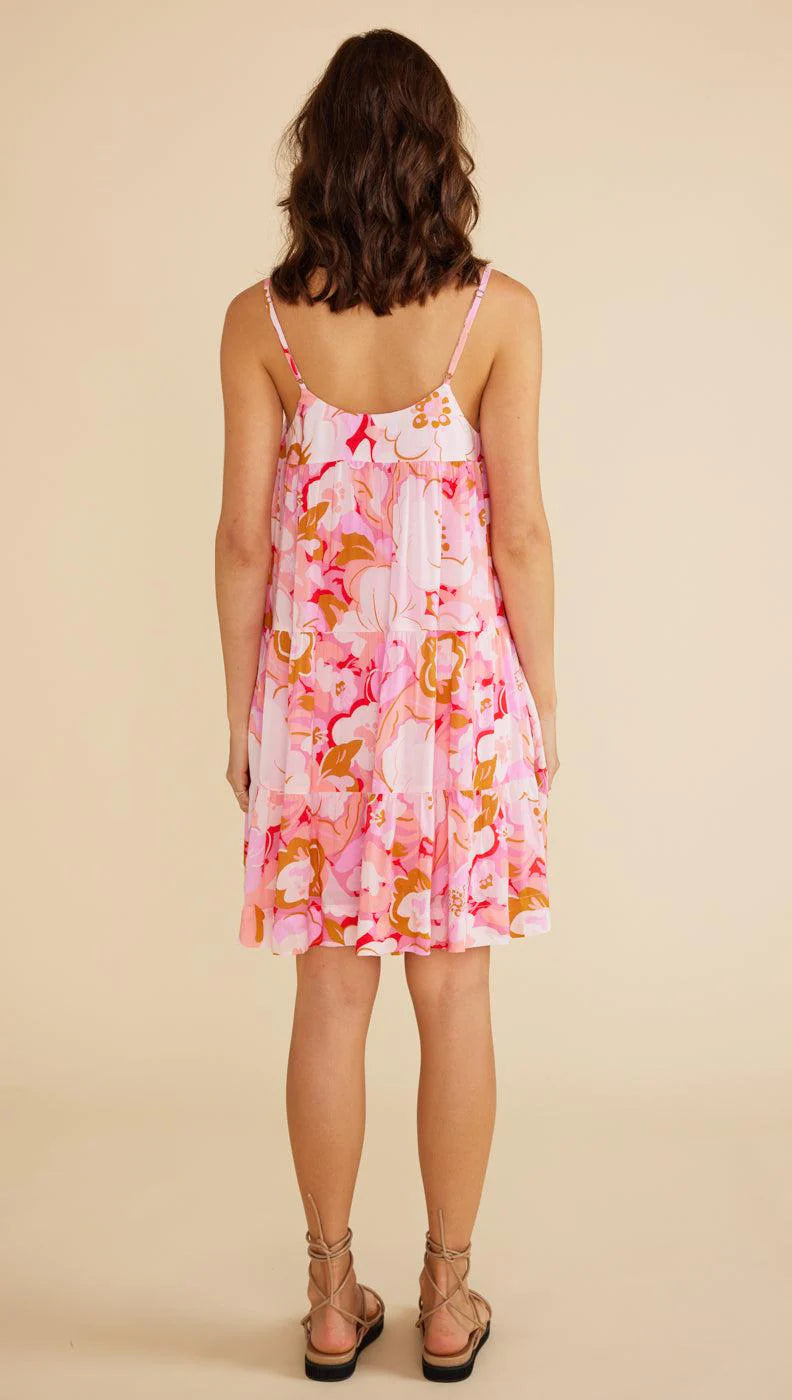 Mink Pink Josie Tiered Mini Dress