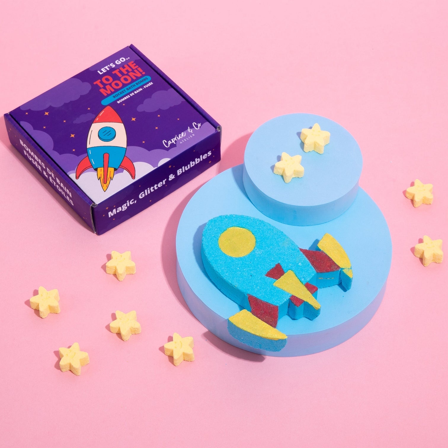 Let s Go To The Moon Mega Minis Bath Bomb Set Crown Fox Boutique