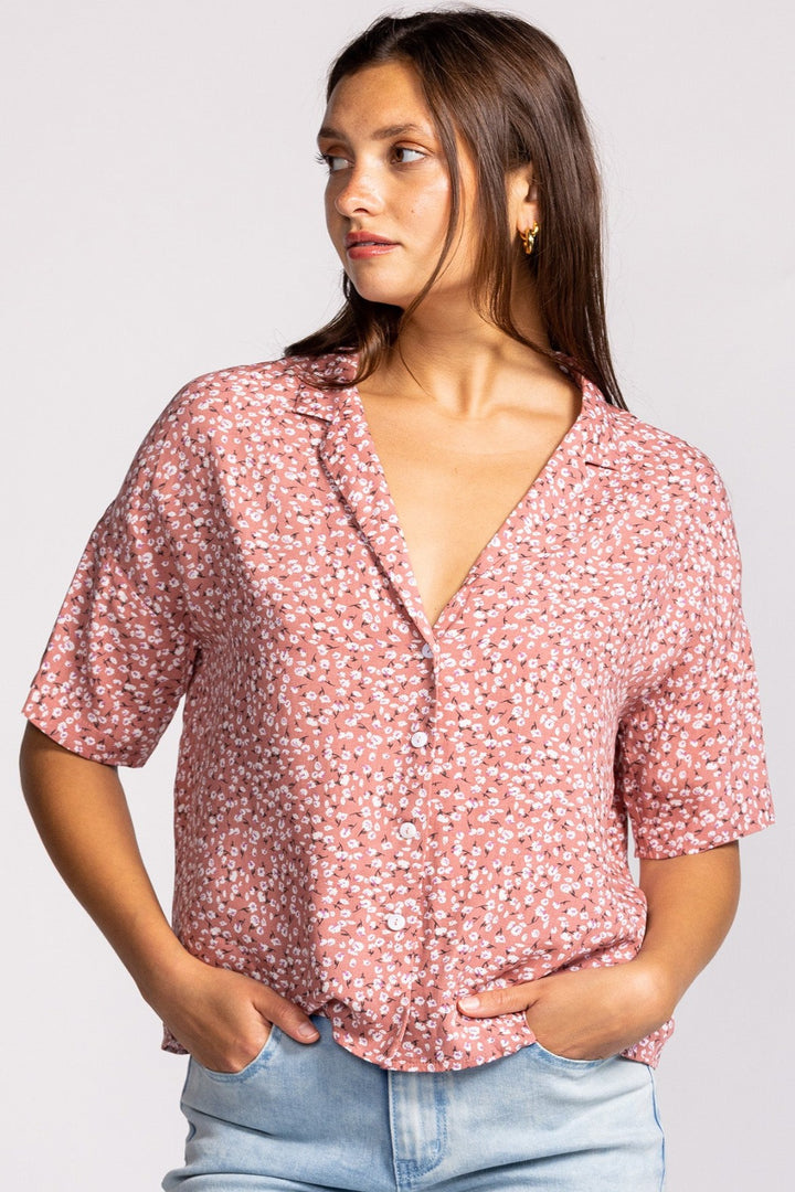 Pink Martini Floral For Me Top