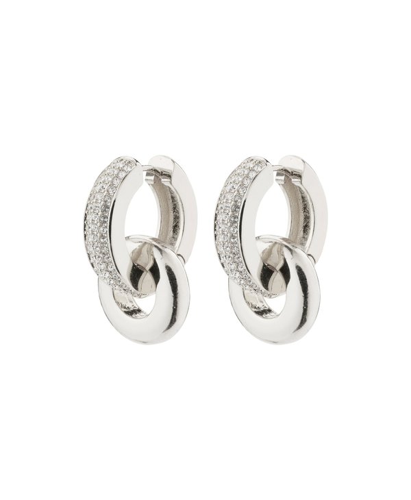 Pilgrim LEARN Pavet Stone Double Link Hoops