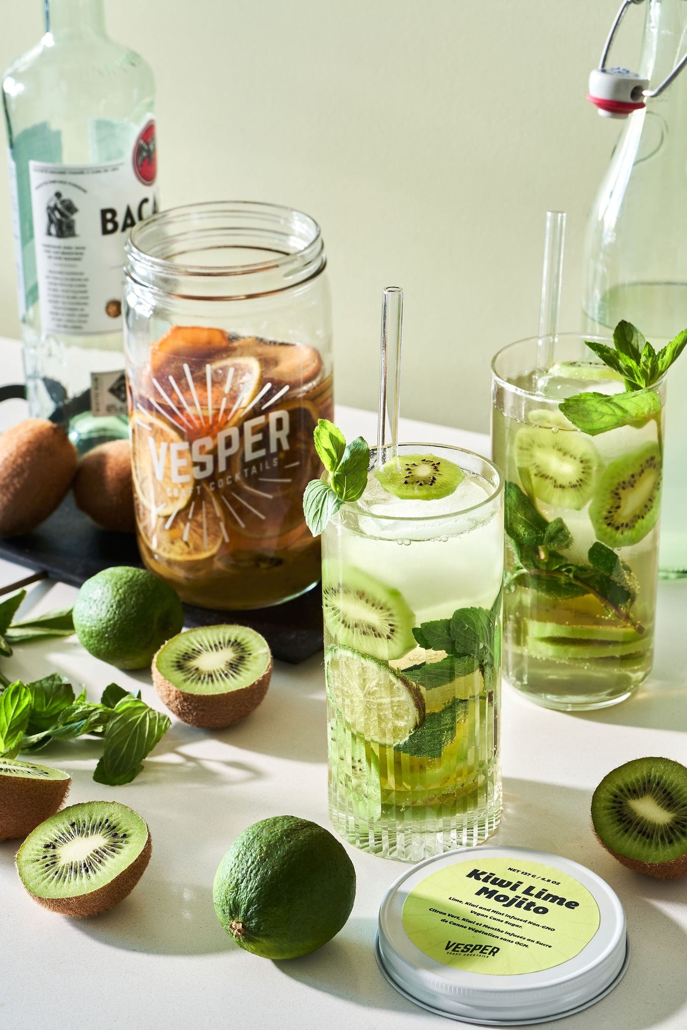 Vesper Craft Cocktails Kiwi Lime Mojito Infusion Kit