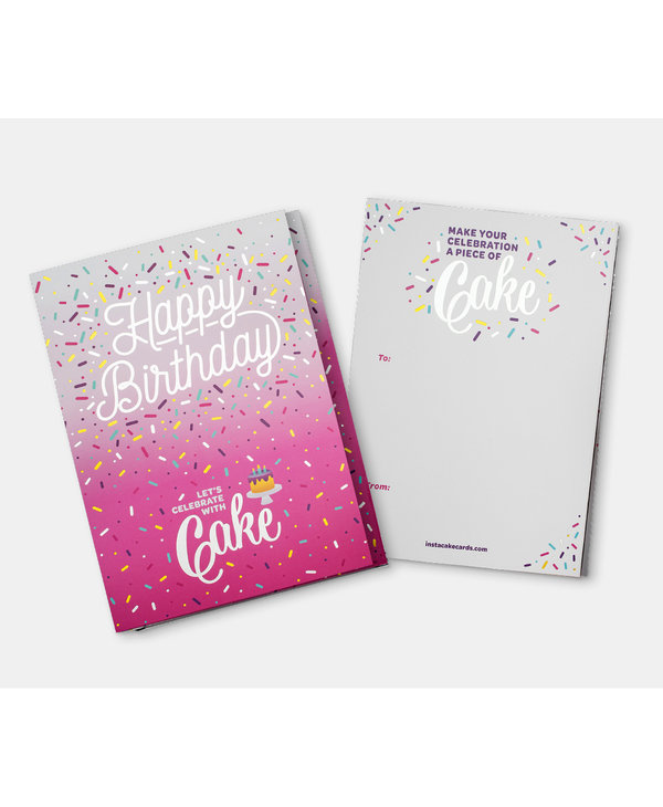 InstaCake Cards Birthday Cake Card