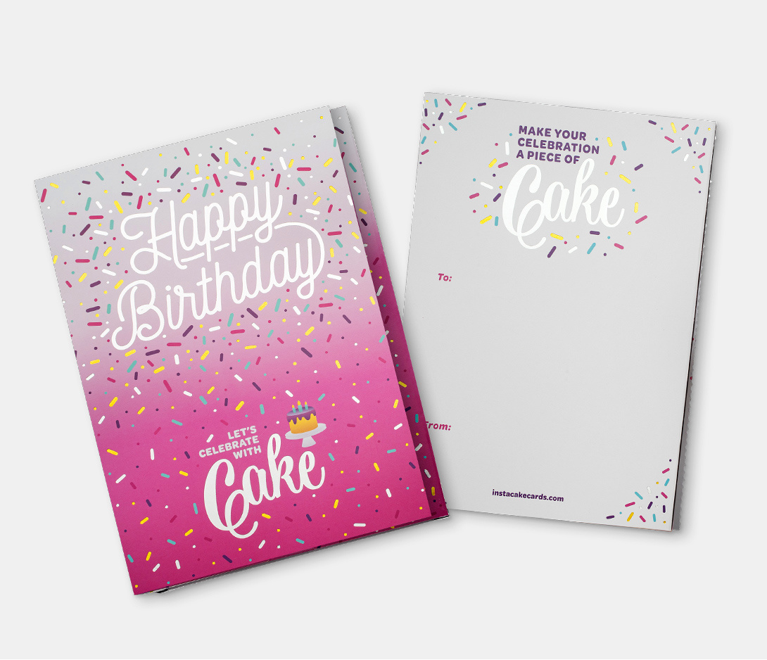 InstaCake Cards Birthday Cake Card