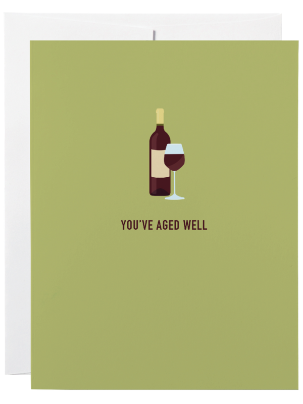 Classy Cards You've Aged Well Card