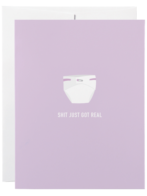 Classy Cards Diaper Card