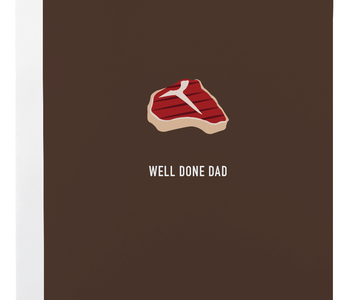 Well Done Dad Card